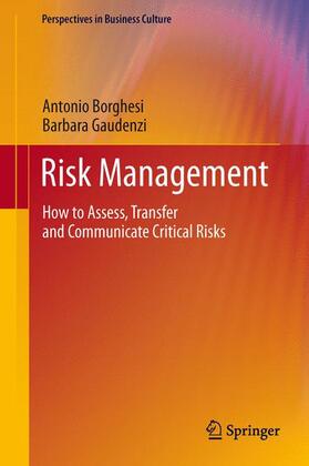 Gaudenzi / Borghesi | Risk Management | Buch | sack.de
