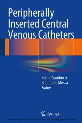 Sandrucci / Mussa |  Peripherally Inserted Central Venous Catheters | eBook | Sack Fachmedien