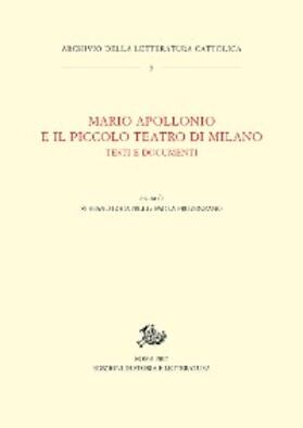 Apollonio / Locatelli / Provenzano |  Mario Apollonio e il Piccolo Teatro di Milano | eBook | Sack Fachmedien