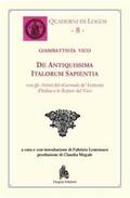 Lomonaco / Vico |  De antiquissima italorum sapientia | eBook | Sack Fachmedien