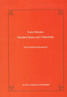 Petronio |  Standard Spines and 3-Manifolds | Buch |  Sack Fachmedien