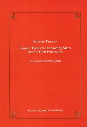 Tauraso |  Periodic Points for Expanding Maps and Their Extensions | Buch |  Sack Fachmedien