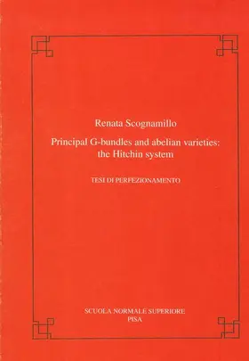 Scognamillo |  Principal G-bundles and abelian varieties: the Hitchin system | Buch |  Sack Fachmedien