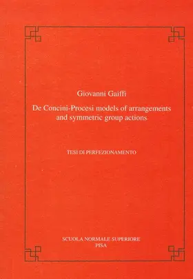 Gaiffi |  de Concini-Procesi Models of Arrangements and Symmetric Group Actions | Buch |  Sack Fachmedien