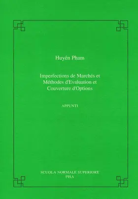 pham |  Imperfections de Marchés Et Méthodes d'Evaluation Et Couverture d'Options | Buch |  Sack Fachmedien