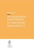 Boito |  Structured Matrix Based Methods for Approximate Polynomial Gcd | Buch |  Sack Fachmedien