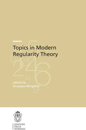 Mingione | Topics in Modern Regularity Theory | E-Book | sack.de