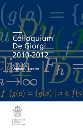 Zannier |  Colloquium de Giorgi 2010-2012 | Buch |  Sack Fachmedien