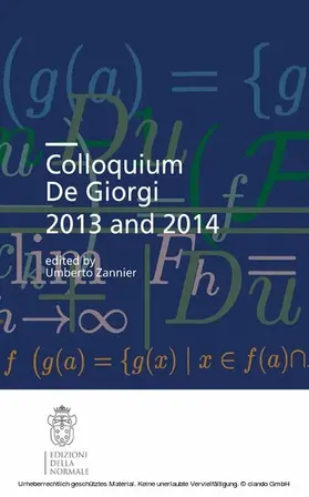Zannier | Colloquium De Giorgi 2013 and 2014 | E-Book | www.sack.de