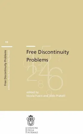 Fusco / Pratelli | Free Discontinuity Problems | E-Book | sack.de