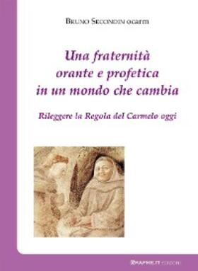 Secondin |  Una fraternità orante e profetica in un mondo che cambia | eBook | Sack Fachmedien