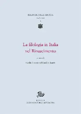 Caruso / Russo |  La filologia in Italia nel Rinascimento | eBook | Sack Fachmedien