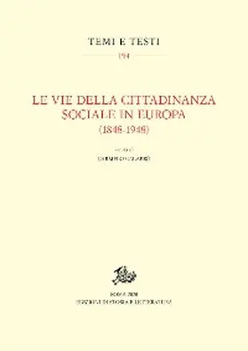 Calabrò |  Le vie della cittadinanza sociale in Europa (1848-1948) | eBook | Sack Fachmedien