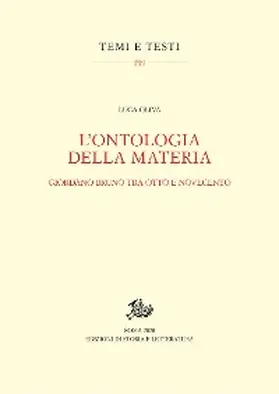 Oliva |  L'ontologia della materia | eBook | Sack Fachmedien