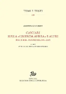 Guidini |  Cantari sulla «Legenda aurea» e altri | eBook | Sack Fachmedien