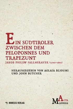 Blioumi / Butcher |  Ein Südtiroler zwischen dem Peloponnes und Trapezunt | Buch |  Sack Fachmedien