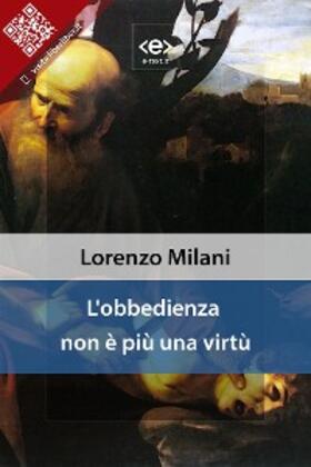 Milani |  L'obbedienza non è più una virtù | eBook | Sack Fachmedien