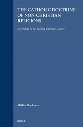 Ruokanen |  The Catholic Doctrine of Non-Christian Religions | Buch |  Sack Fachmedien