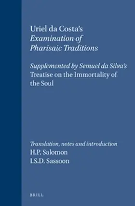 Da Costa | Examination of Pharisaic Traditions | Buch | 978-90-04-09923-4 | sack.de