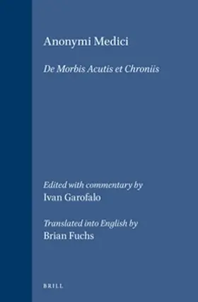 Garofalo |  Anonymi Medici | Buch |  Sack Fachmedien
