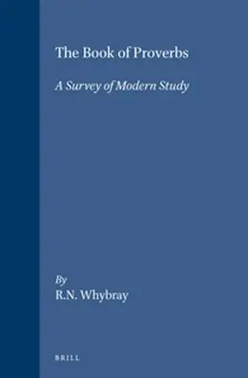 Whybray |  The Book of Proverbs | Buch |  Sack Fachmedien
