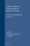 Reyerson / Drendel |  Urban and Rural Communities in Medieval France: Provence and Languedoc, 1000-1500 | Buch |  Sack Fachmedien