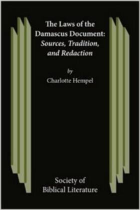 Hempel | The Laws of the Damascus Document: Sources, Traditions and Redaction | Buch | 978-90-04-11150-9 | sack.de