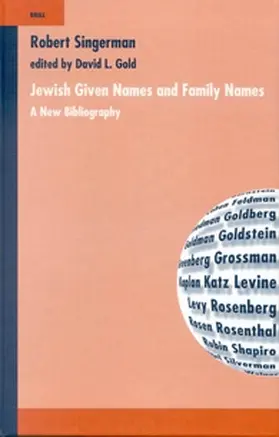 Gold |  Jewish Given Names and Family Names | Buch |  Sack Fachmedien