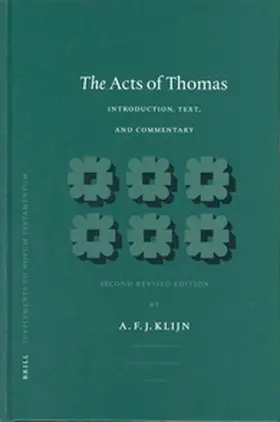 Klijn |  The Acts of Thomas: Introduction, Text, and Commentary | Buch |  Sack Fachmedien