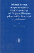 Gramsch |  Erfurter Juristen im Spätmittelalter | Buch |  Sack Fachmedien