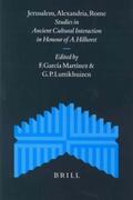 García Martínez / Luttikhuizen |  Jerusalem, Alexandria, Rome: Studies in Ancient Cultural Interaction in Honour of A. Hilhorst | Buch |  Sack Fachmedien