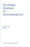 Conforti / Ferrari Bravo / Francioni |  The Italian Yearbook of International Law, Volume 12 (2002) | Buch |  Sack Fachmedien
