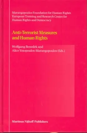 Benedek / Yotopoulos-Marangopoulos |  Anti-Terrorist Measures and Human Rights | Buch |  Sack Fachmedien