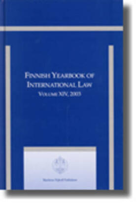 Klabbers / Tuori |  Finnish Yearbook of International Law, Volume 14 (2003) | Buch |  Sack Fachmedien