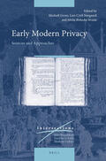 Green / Nørgaard / Birkedal Bruun |  Early Modern Privacy: Sources and Approaches | Buch |  Sack Fachmedien