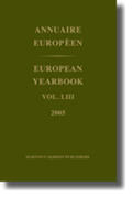  European Yearbook / Annuaire Européen, Volume 53 (2005) | Buch |  Sack Fachmedien