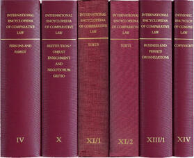 von Caemmerer / Schlechtriem |  International Encyclopedia of Comparative Law, Volume X | Buch |  Sack Fachmedien
