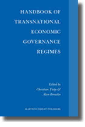 Tietje / Brouder | Handbook of Transnational Economic Governance Regimes | Buch | 978-90-04-16330-0 | sack.de