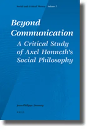 Deranty |  Beyond Communication. a Critical Study of Axel Honneth's Social Philosophy | Buch |  Sack Fachmedien