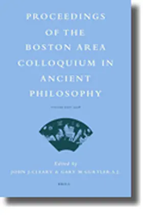 Cleary / Gurtler |  Proceedings of the Boston Area Colloquium in Ancient Philosophy | Buch |  Sack Fachmedien