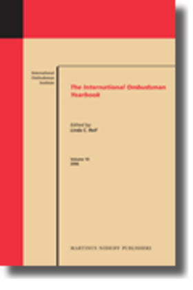 Reif |  The International Ombudsman Yearbook, Volume 10 (2006) | Buch |  Sack Fachmedien