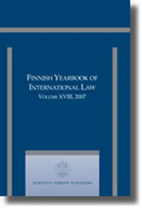 Klabbers / Creutz / Wallendahl |  Finnish Yearbook of International Law, Volume 18 (2007) | Buch |  Sack Fachmedien