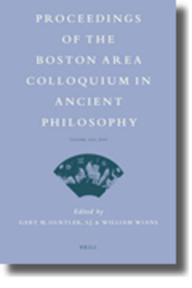 Gurtler / Wians | Proceedings of the Boston Area Colloquium in Ancient Philosophy: Volume XXV (2009) | Buch | 978-90-04-18678-1 | sack.de