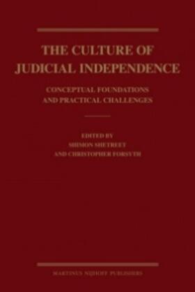 Shetreet / Forsyth | The Culture of Judicial Independence: Conceptual Foundations and Practical Challenges | Buch | 978-90-04-18833-4 | sack.de