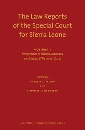 Jalloh / Meisenberg |  The Law Reports of the Special Court for Sierra Leone (2 Vols.) | Buch |  Sack Fachmedien