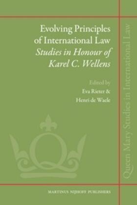  Evolving Principles of International Law: Studies in Honour of Karel C. Wellens | Buch |  Sack Fachmedien