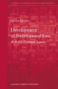Qerimi |  Development in International Law: A Policy-Oriented Inquiry | Buch |  Sack Fachmedien