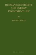 Boute |  Russian Electricity and Energy Investment Law | Buch |  Sack Fachmedien