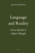 Bronkhorst |  Language and Reality: On an Episode in Indian Thought | Buch |  Sack Fachmedien