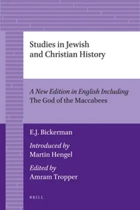 Bickerman |  Studies in Jewish and Christian History (2 Vols.) | Buch |  Sack Fachmedien